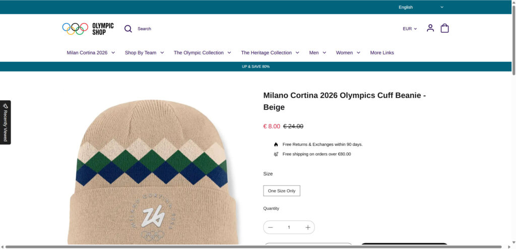 Olympics-hot.top Scam: Fake "Olympics Shop" 80% Off Trap 3 6 9