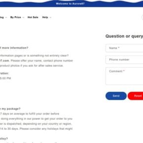 Aurora07.com scam 2