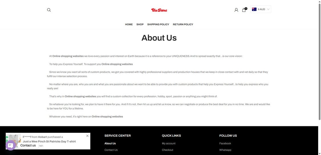 Australiaflashsale.vip scam