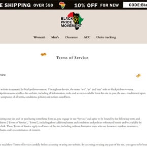 Blackpridemovement.com scam 1