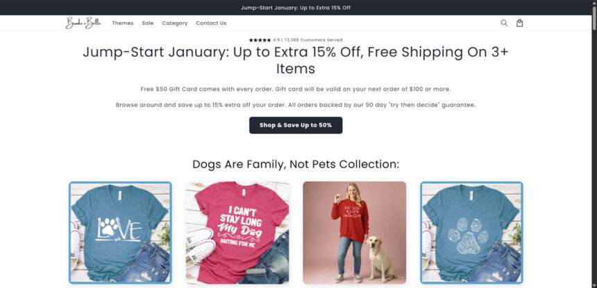 Brookeandbelleclothing.com scam 1