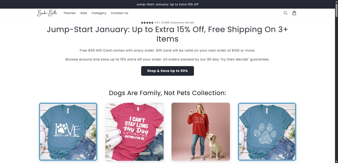 Brookeandbelleclothing.com scam 1