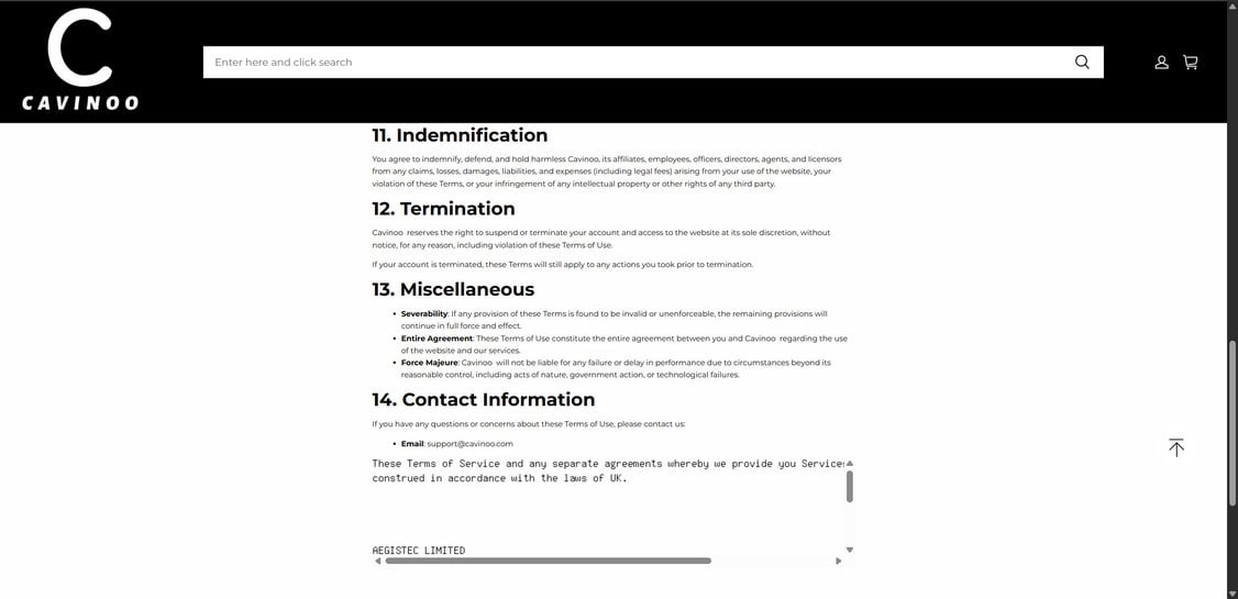 Cavinoo-us.com – Scam or Legit? Buyers Report Serious Issues 1 Cavinoo-us.com scam