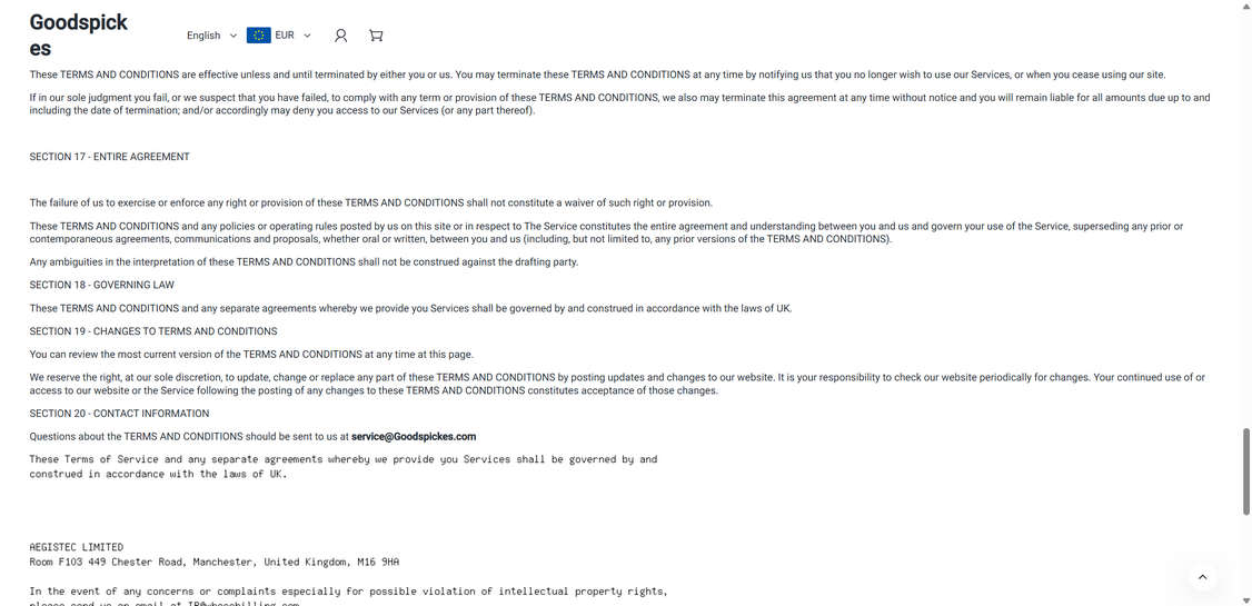 Goodspickes.com scam