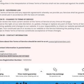 Holyember.com scam 2