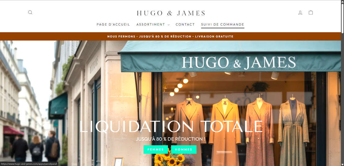 Hugo and James Boutique scam