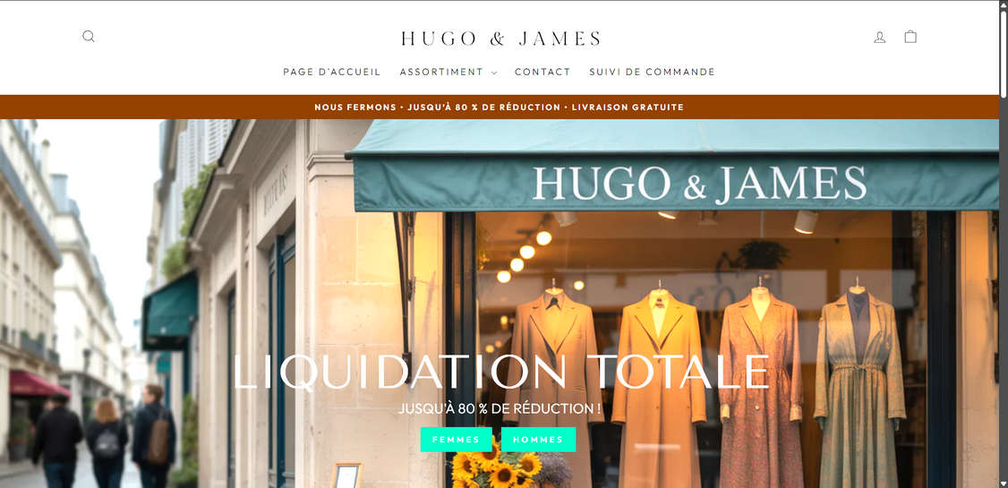 Hugo and james.com scam 1