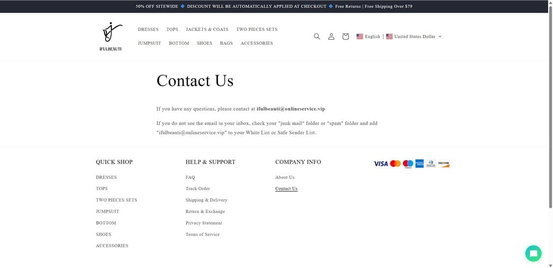 Ifulbeauti.com scam 2