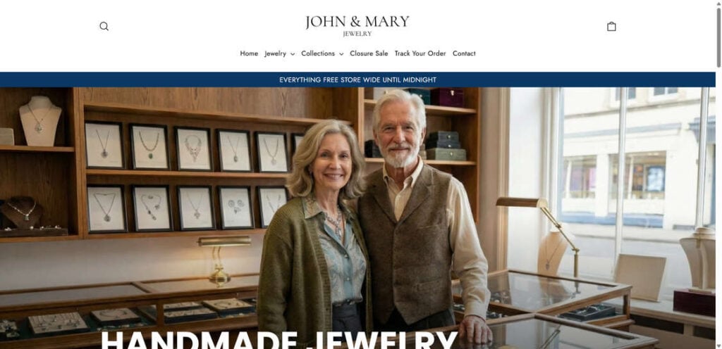 John & Mary Jewelry "Closing Sale" Scam - The $0 Jewelry Con 1 John and Mary Jewelry scam
