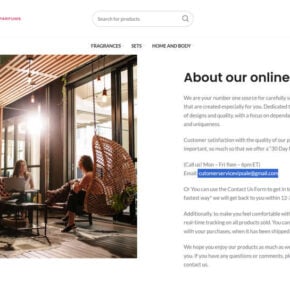 Julietteshasagun.com scam 2