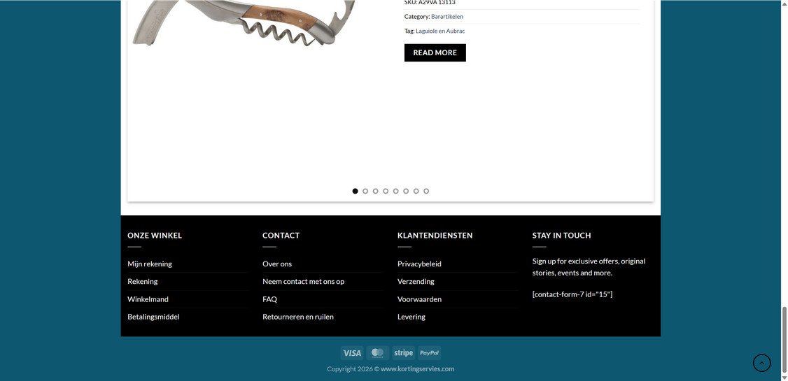Kortingservies.com scam 1