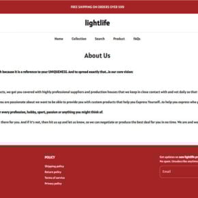 Lightlifeusa.com scam 2