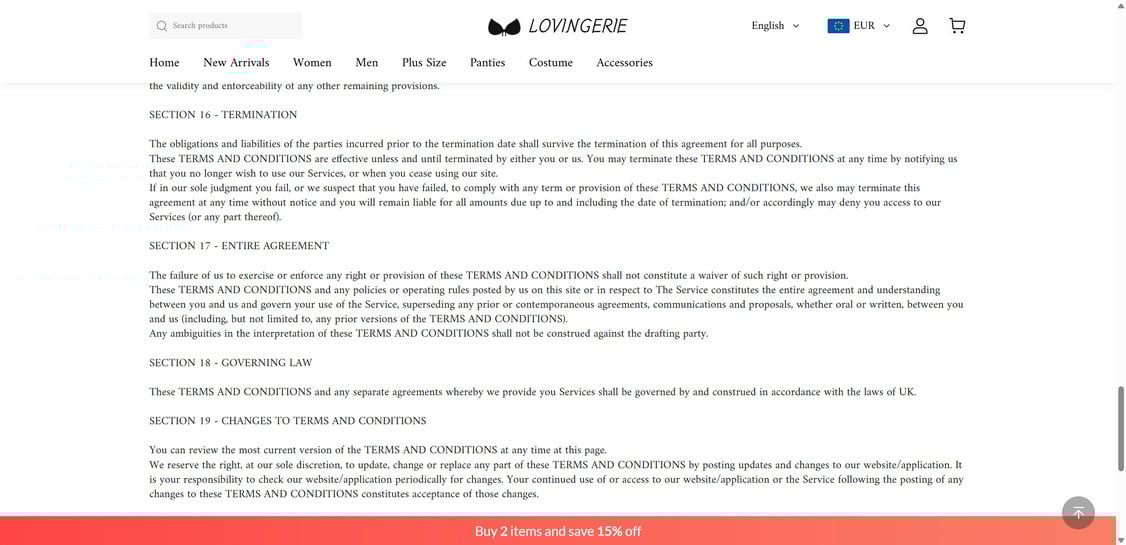 Lovingerie.com scam 1