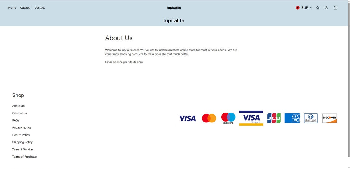 Lupitalife.com scam 1