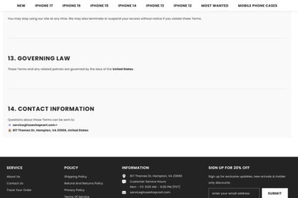 Luxeshopcart.com scam 2