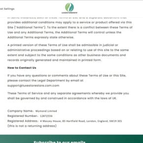 Luxestorestore.com scam 1