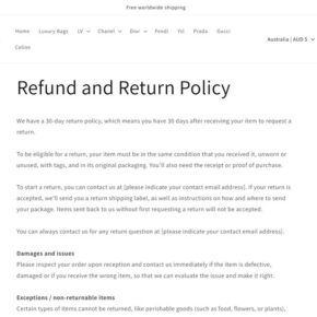 Luxmira.store scam 1