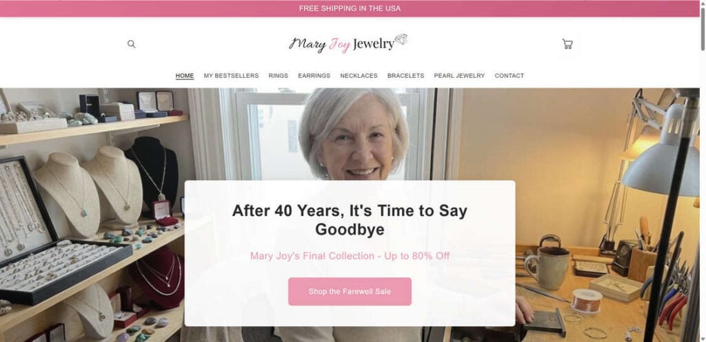 Maryjoyjewelry.com scam 1
