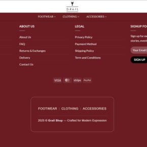 Menswearsaleshop.com scam 1