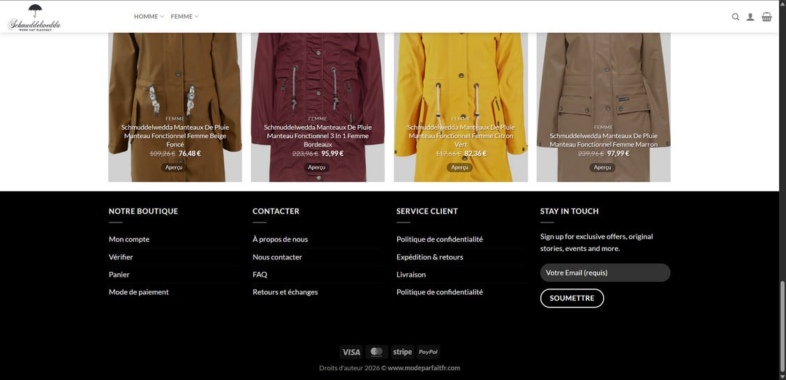 Modeparfaitfr.com scam