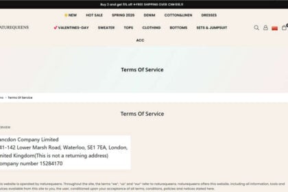 NatureQueens.com scam 1