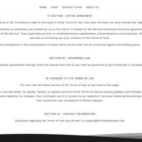 Northboundwear.com scam 2
