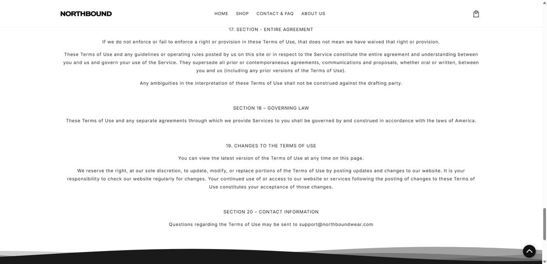 Northboundwear.com scam