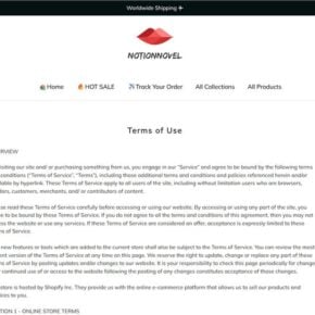 Notionnovel.com scam 2