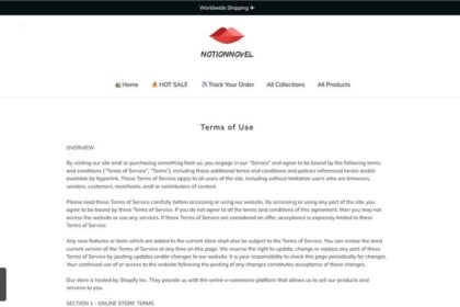 Notionnovel.com scam 2