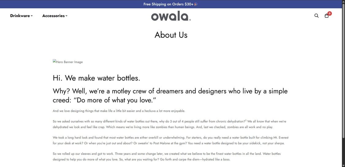 Owalalifestore.com scam 1