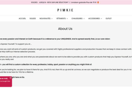 Pimkieofficial.com scam 2
