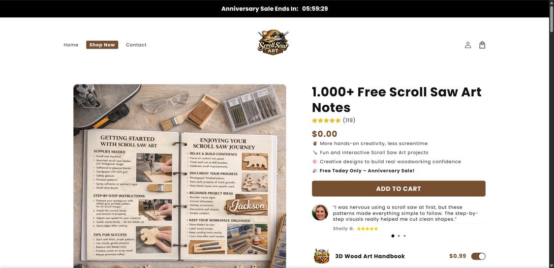 Scrollsawart.com scam 1