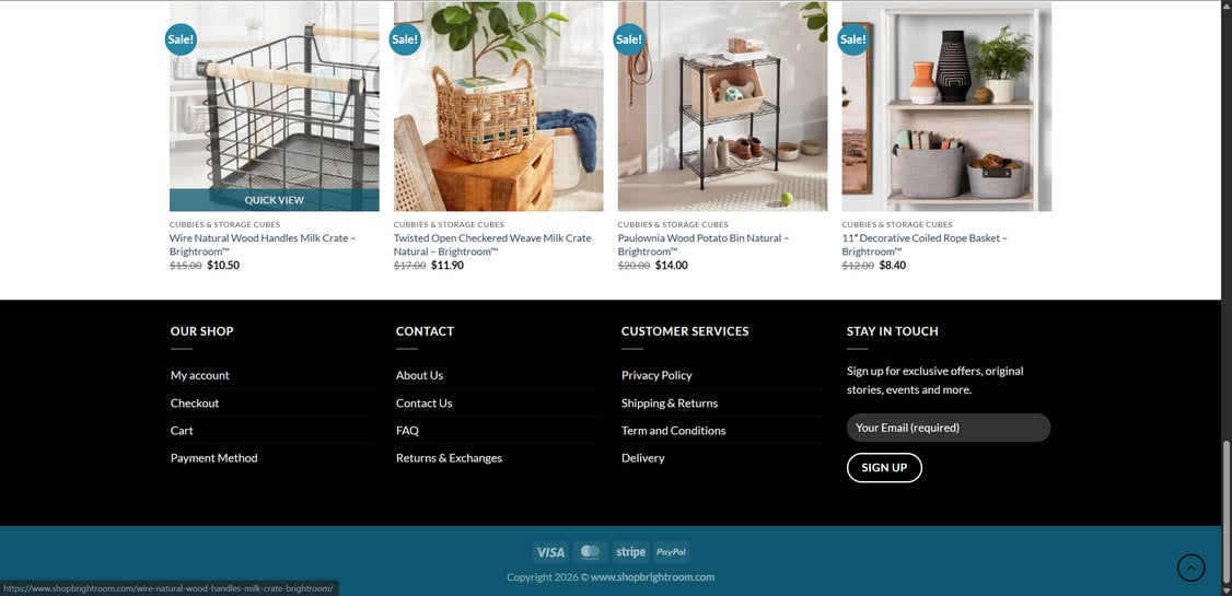 Shopbrightroom.com scam 1