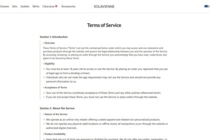 Solavienne.com scam 3