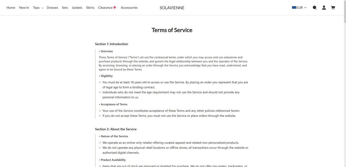 Solavienne.com scam 3