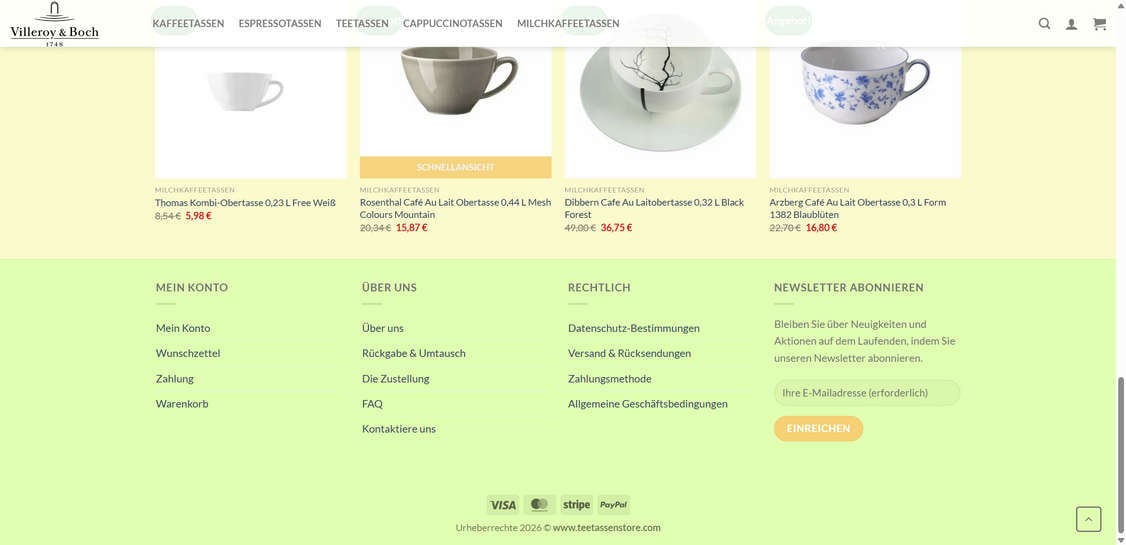 Teetassenstore.com scam 1