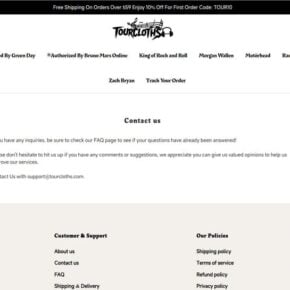 Tourcloths.com scam 2