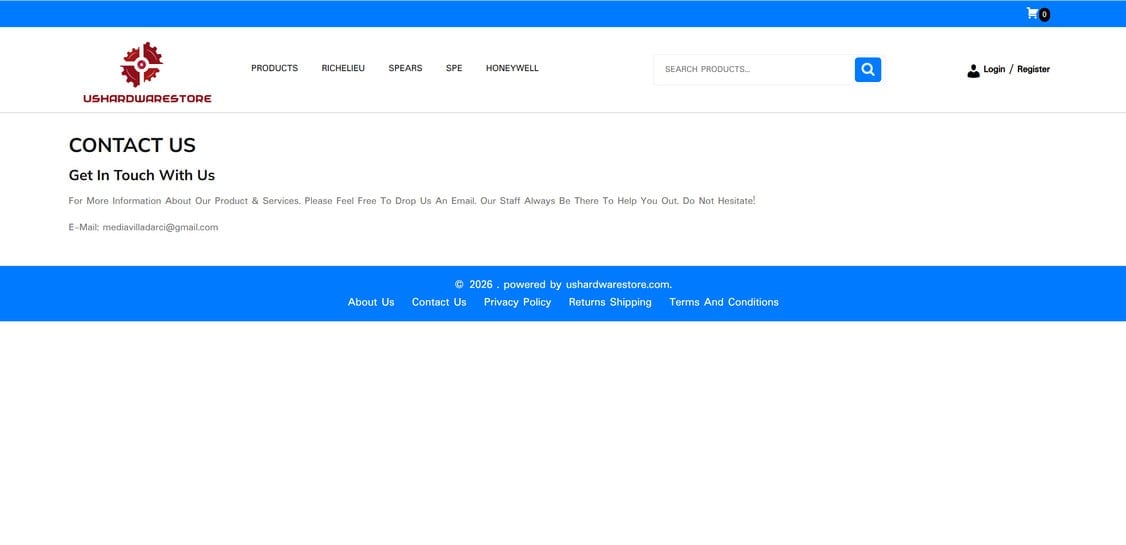 Ushardwarestore.com scam 2