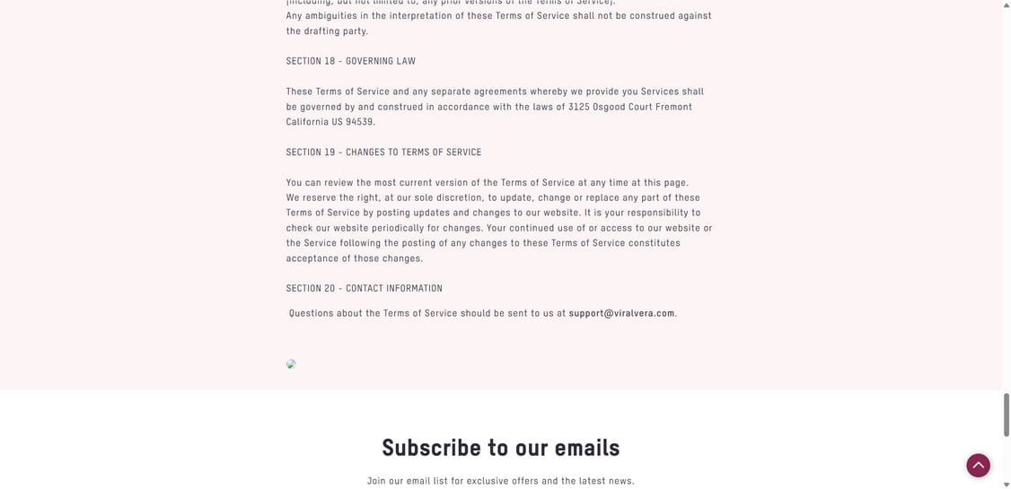 ViralVera.com scam 3