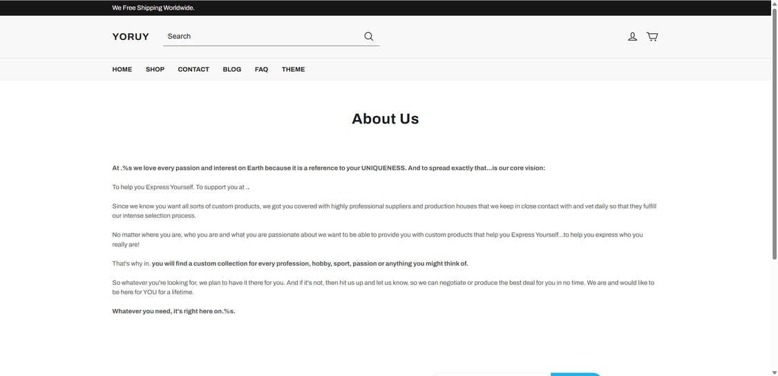 Yoruy.com scam 1