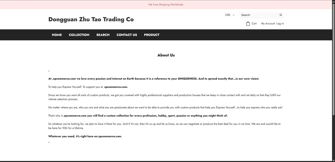 Zpcommerce.com scam 1