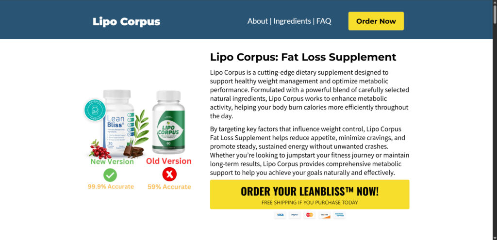 Lipo Corpus Supplement EXPOSED – Scam Ads & Red Flags 1 1