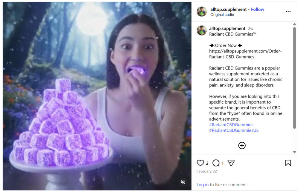 Radiant CBD Premium Gummies EXPOSED – Scam Ads & Red Flags 1 1 104
