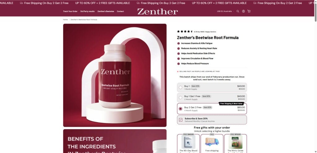 Zenther’s Beetwise Root Formula - Scam or Legit? Our Investigation 1 1 109