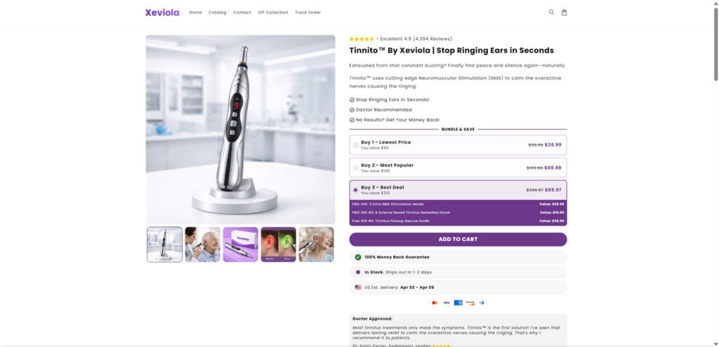 Xeviola Tinnito Pen EXPOSED - Scam or Legit? Full Investigation 3 1 179