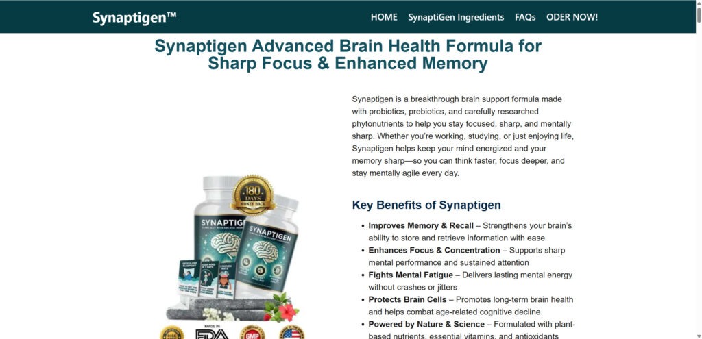 Synaptigen Supplement EXPOSED – Scam Ads & Red Flags 1 1 74