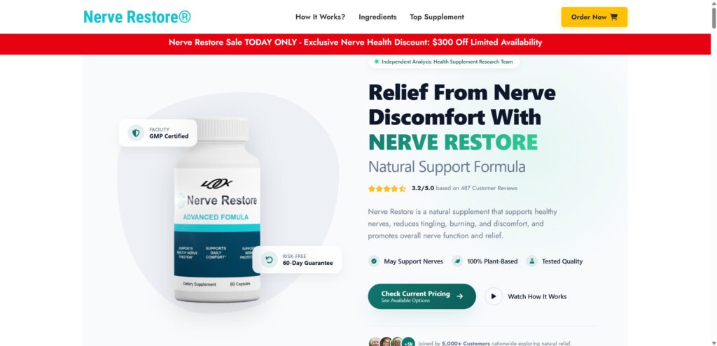 Nerve Restore Supplement EXPOSED – Scam Ads & Red Flags 1 1 80