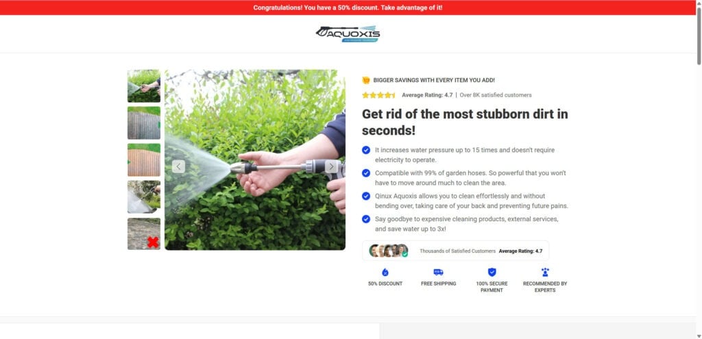 Qinux Aquoxis Pressure Washer EXPSOED - Scam or Legit? Investigation 2 12