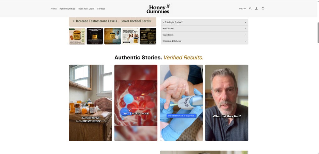 Honey Gummies Vitality Booster EXPOSED– Scam Ads & Red Flags 2 2 3