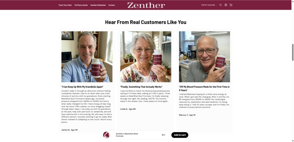 Zenther’s Beetwise Root Formula - Scam or Legit? Our Investigation 4 4 1